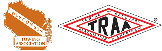 Wisconsin Towing Association Logo & Towing Recovery Association of America Logo