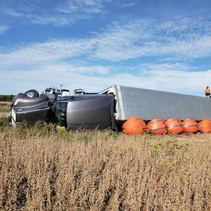 Air Cushion Recovery of Semi in Field