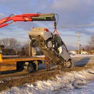 Vehicle Retrieval with Knuckle Boom Crane